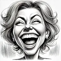 Laughing woman